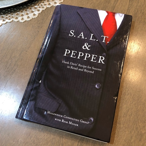 SALT & Pepper Hank Davis’ Recipe for Success in Retail and Beyond Hardcover Book - Picture 3 of 5